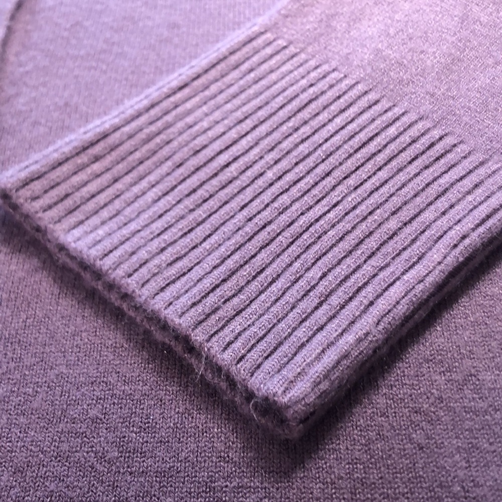 Vintage Kathie Lee Lavender Sz L Pit to Pit 22 3/4” Cardigan Sweater Acylic Soft - Picture 15 of 15